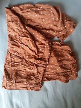Juniors Burnt Orange Lightweight Pants